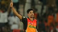 Siraj with SRH during IPL 2017.